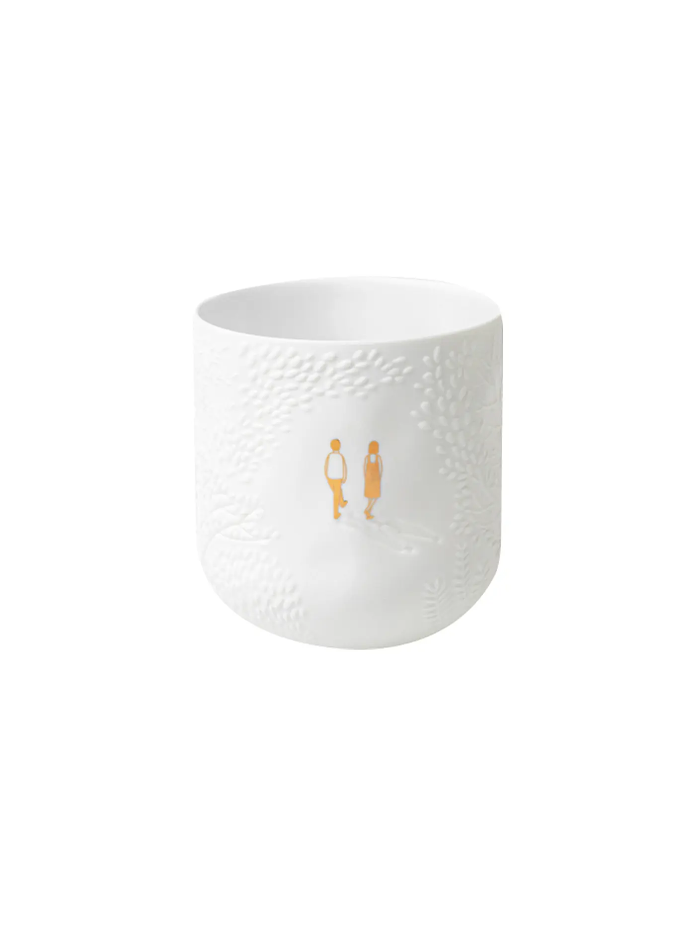 RAEDER | Teelichthalter DANKBAR 8x8,5cm Weiss | 